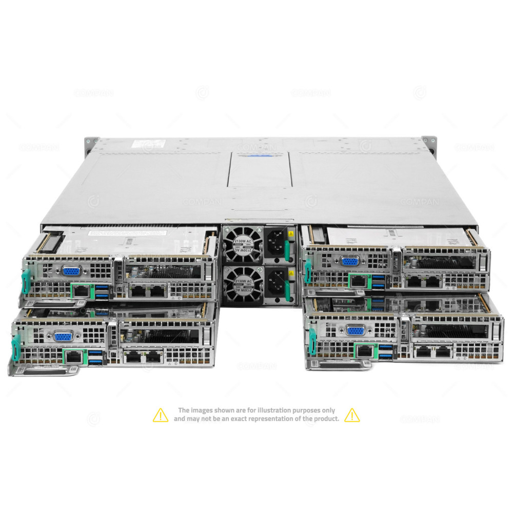 Intel H2204XXLRE Server 4x HNS2600BPB 8x Xeon Gold 6132 256GB DDR4 Rails Kit